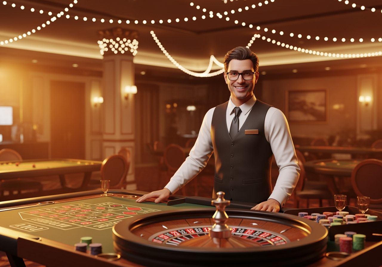 Player enjoying a fun reel-style game